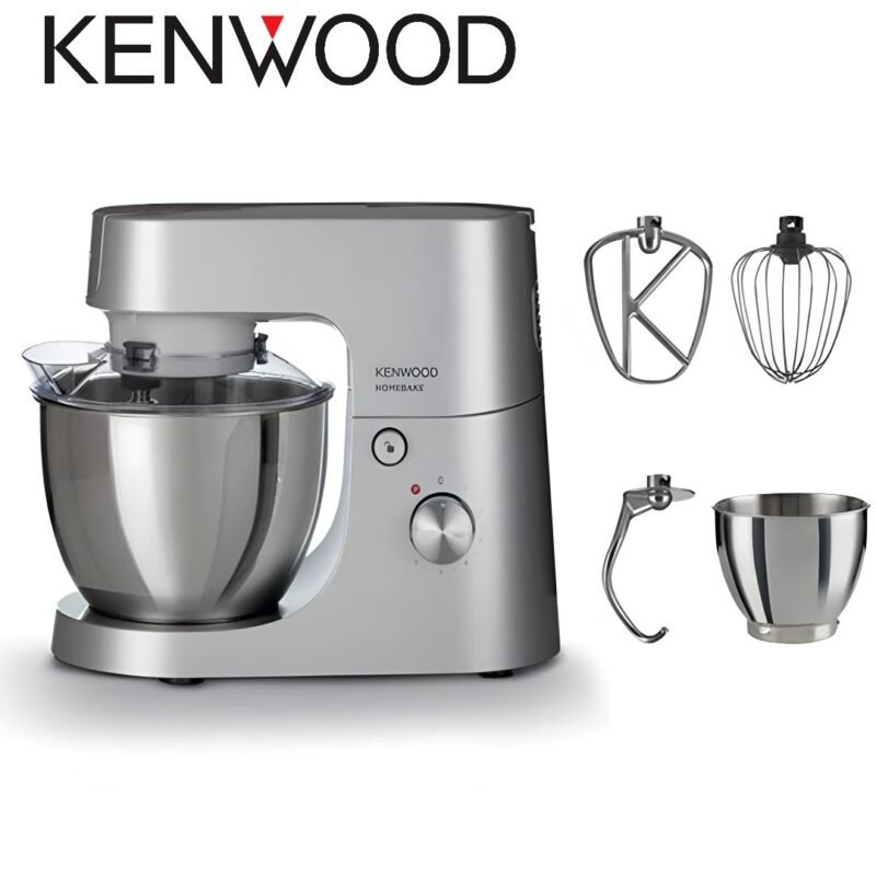 Robot Pétrin Kenwood HomeBake KHH01.000SI 1400W avec bol inox 5L
