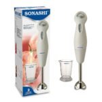 ⁦Sonashi Bras Mixeur SHB-154 Blanc – Mixeur Plongeant 200W⁩ - الصورة ⁦2⁩