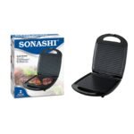 ⁦Panini & Grill Maker Sonashi SGT-851 1100W⁩ - الصورة ⁦2⁩