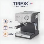 ⁦Machine à Café Expresso TIREXX CAF1000 20 Bars 850W⁩ - الصورة ⁦2⁩