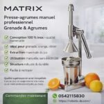 ⁦Matrix Presse-Agrumes Manuel En Acier Inoxydable⁩ - الصورة ⁦2⁩