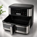 ⁦Friteuse Sans Huile Sonashi SAF-110 Double Panier 10L 2600W⁩ - الصورة ⁦2⁩