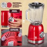 ⁦Blender ProfiCook PC-UM 1195 800W 1,5L Rouge⁩ - الصورة ⁦3⁩