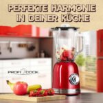 ⁦Blender ProfiCook PC-UM 1195 800W 1,5L Rouge⁩ - الصورة ⁦2⁩