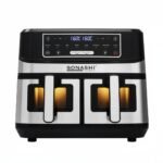 ⁦Sonashi Air Fryer Double Bac SAF-106 10L 2600W⁩ - الصورة ⁦2⁩