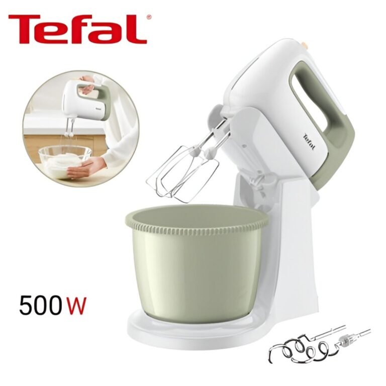 Batteur électrique Tefal Cocoon HT464010 500W avec bol rotatif de 2,5L
