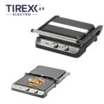 Panini & Grill Électrique TIREX PNN2500 2000W avec ouverture à 180°