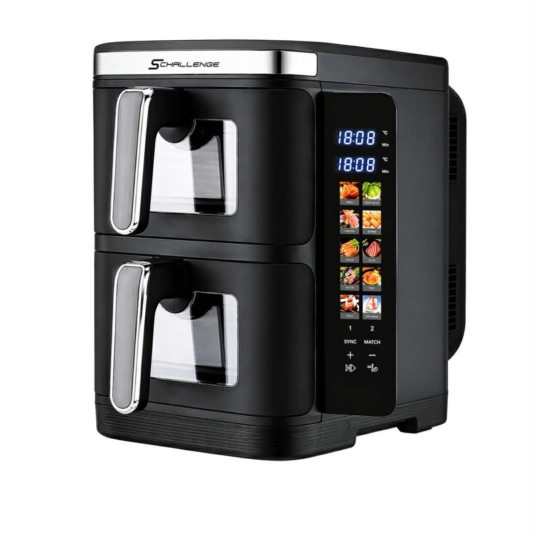 schallenge-amb31af-air-fryer-11l-2800w.jpg Friteuse sans huile Schallenge AMB-31AF 11L Double 2800W