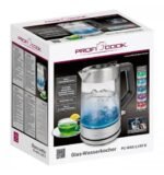 ⁦Bouilloire ProfiCook PC-WKS 1190 G 1,7L 2200W en Verre & Inox⁩ - الصورة ⁦8⁩