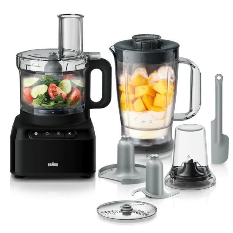 Robot multifonction Braun PureEase FP3132BK 800W avec blender 1.2L et accessoires