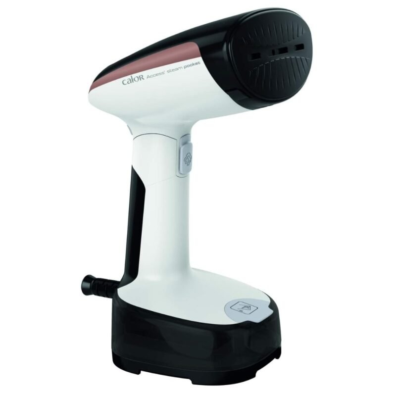 Défroisseur à main Calor Access Steam Pocket DT3030C0 1300W pliable pour défroissage vertical rapide des vêtements.
