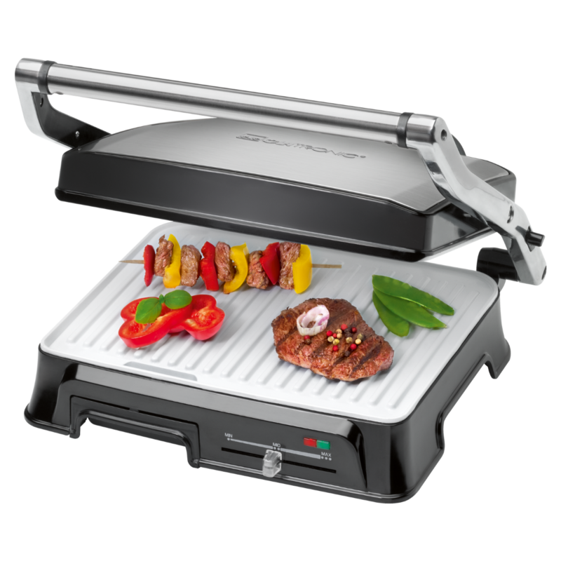 Clatronic Multi Grill KG 3571 2000W avec ouverture 180° et plaques céramiques