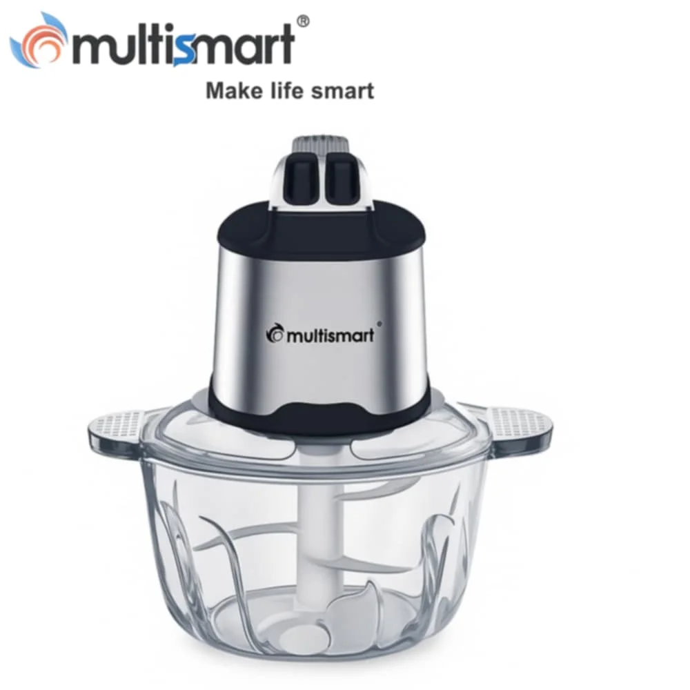 d876ac5c-9f7f-4115-ab7e-3bc870c6e332.webp Multismart Hachoir Électrique 3L 400W en Verre – 6 Lames Inox | Mincuteur de Viande et Légumes - الصورة 1