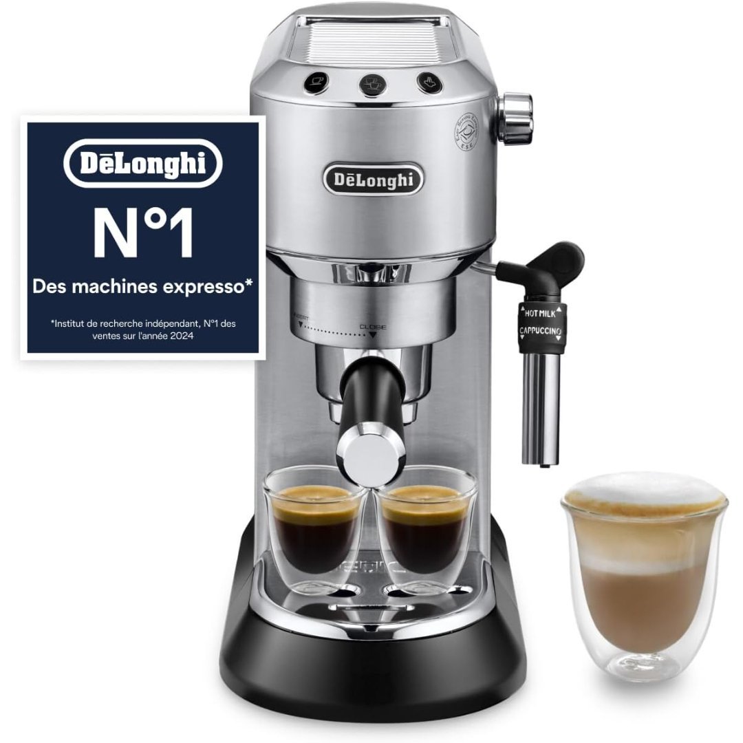 delonghi-dedica-style-ec685m-machine-cafe-1300w.jpg Machine à Café Expresso De'Longhi Dedica Style EC685.M 15 Bars 1300W