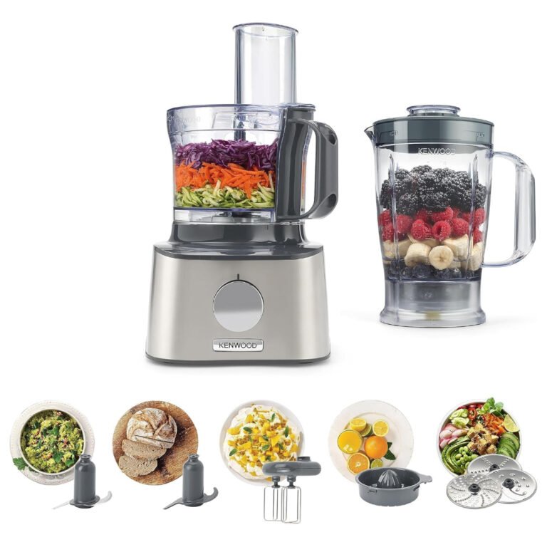 Robot multifonction Kenwood MultiPro Compact FDM301SS 800W avec blender 1,2L