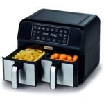 Friteuse sans huile Kenwood HFM75.000MB 8L double panier