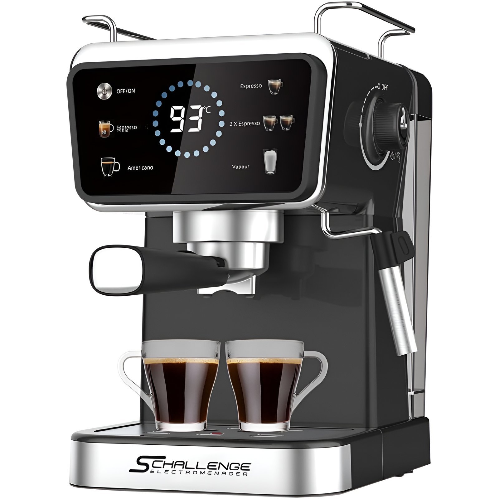 schallenge-amb021cm-machine-cafe-20-bars.jpg Machine à Café Expresso Schallenge AMB-021CM 20 Bars 1350W