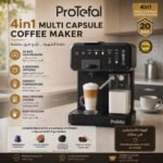 ⁦Cafetière Multi Capsule ProTefal 4en1 avec Mousseur à Lait 20 Bar⁩ - الصورة ⁦2⁩