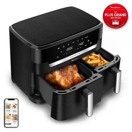 Friteuse sans huile Moulinex Dual Easy Fry & Grill XXL EZ9428F0 11L