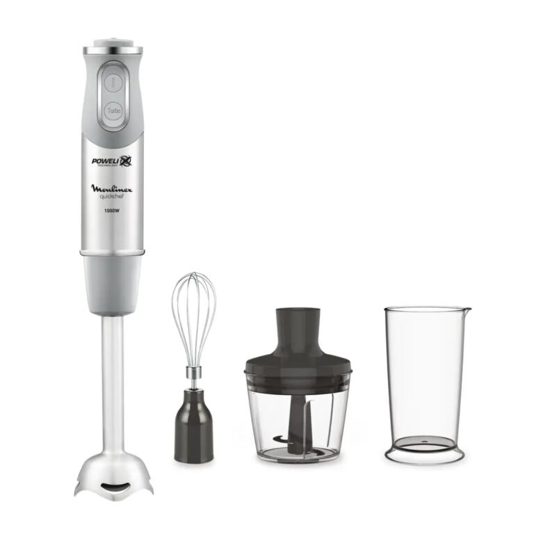 Mixeur Plongeant Moulinex Quickchef DD655D10 1000W avec hachoir et fouet